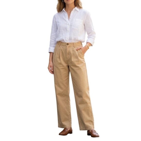 Urban Outfitters Pants - Urban Outfitters BDG Khaki Gpa High Rise Trouser Pant Wmns Sz XS